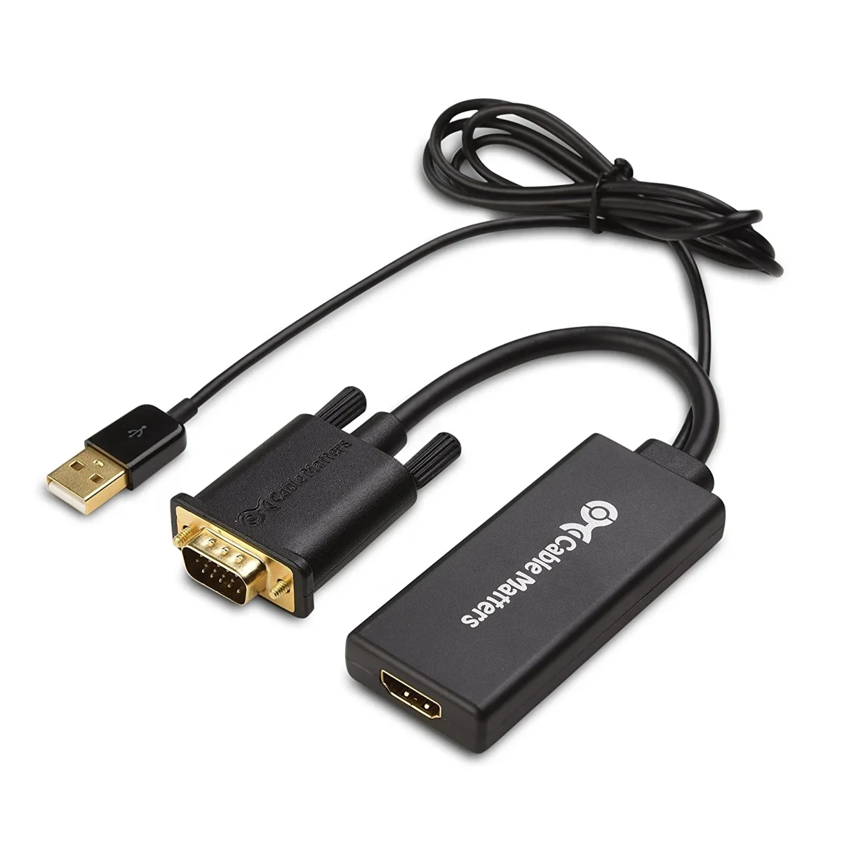 Cable Matters VGA to HDMI Converter with Audio