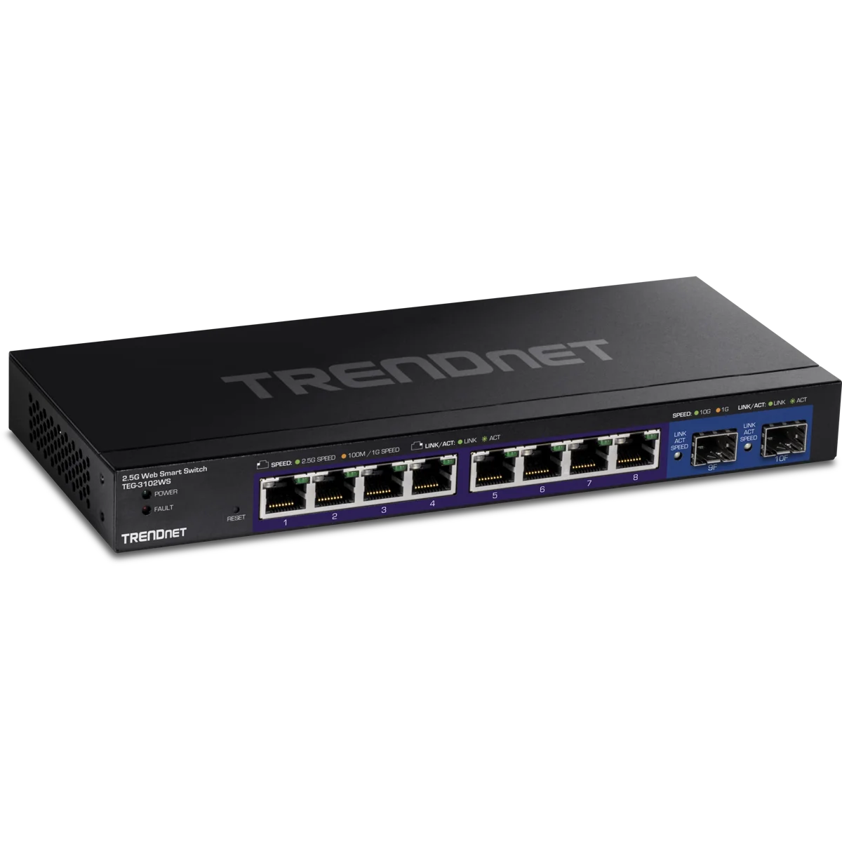 TRENDnet TEG-30102WS 10-Port 2.5G Web Smart Switch