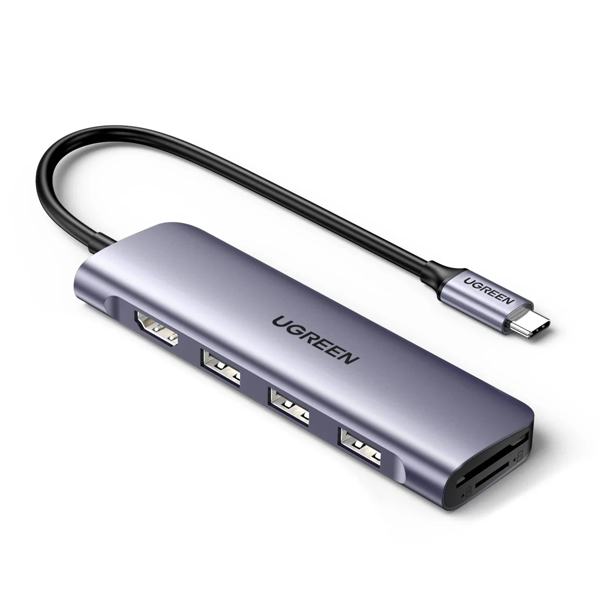 Ugreen USB-C 6-in-1 Hub (HDMI + USB + SD)
