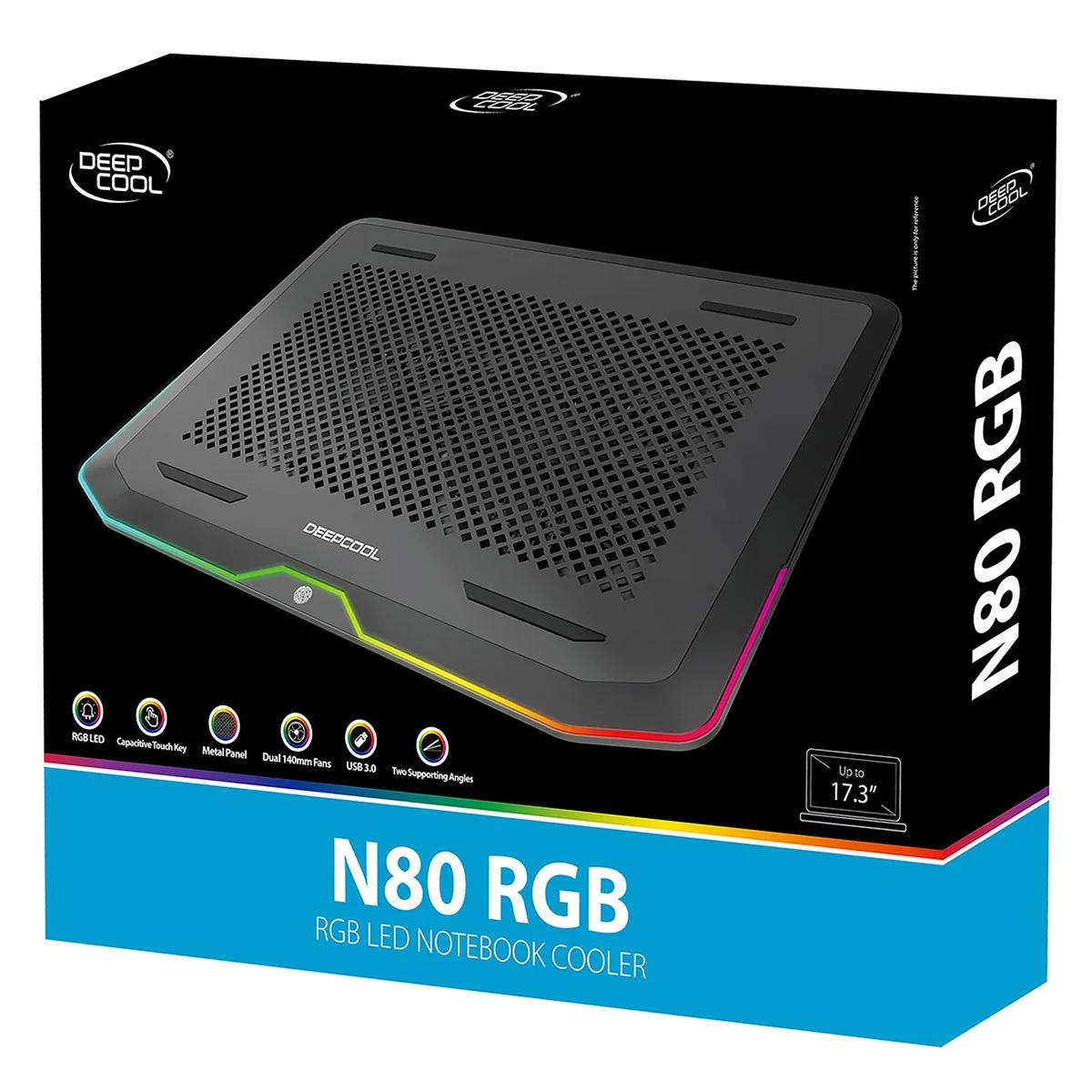 Deepcool N80 RGB Laptop Cooling Pad