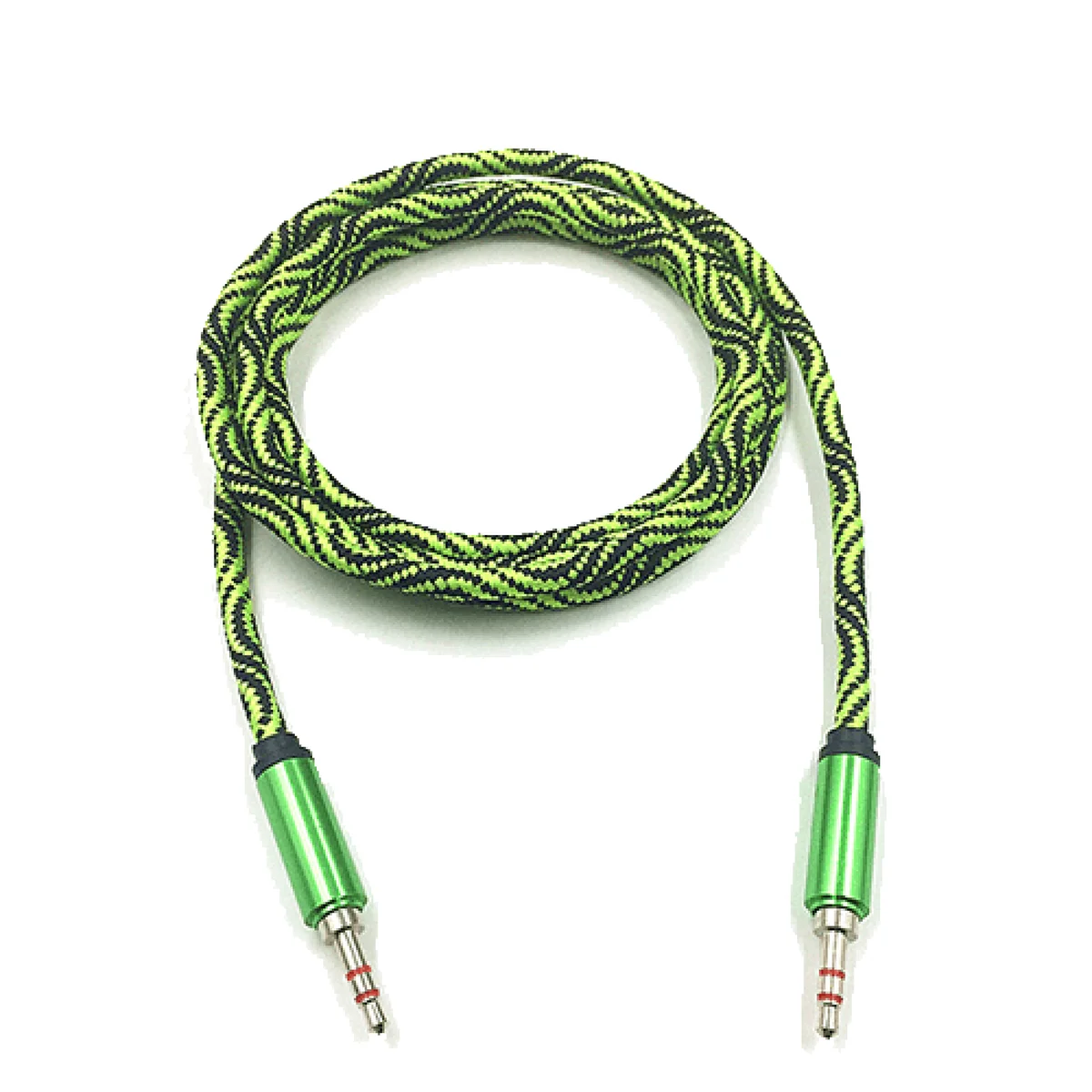 Nylon Braided Aux Cable 3.5mm Male to 3.5mm Male Cable 1m