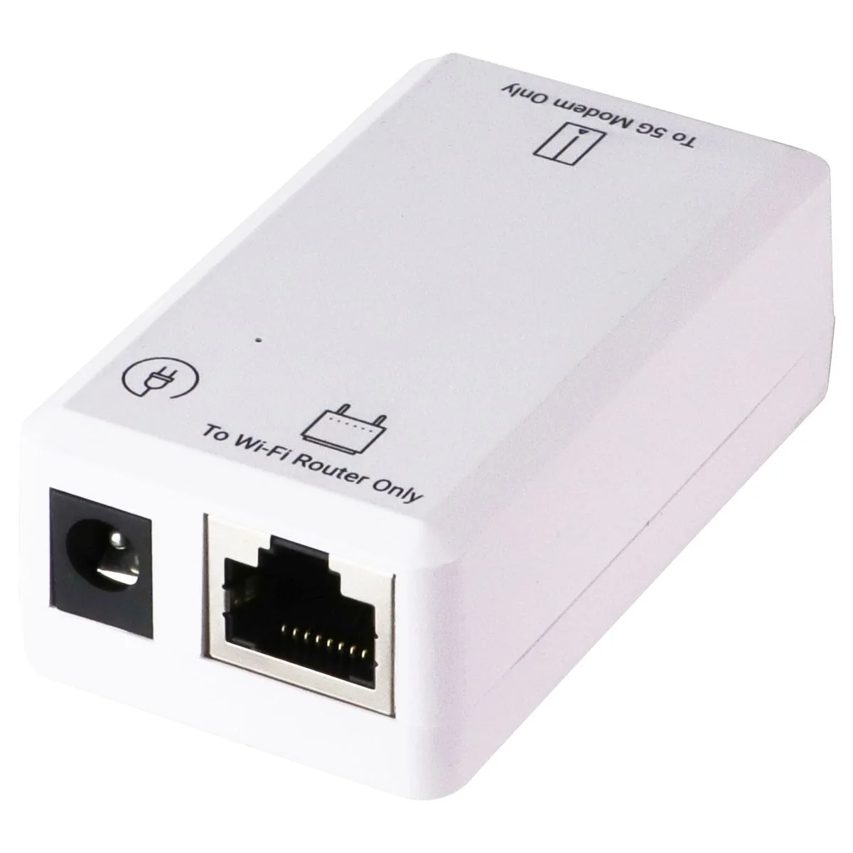 24V/1A PoE injector (MEMOH1-P01) for Outdoor Receiver - White