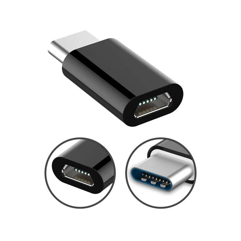 USB Type-C Male to Micro-USB Female Adapter