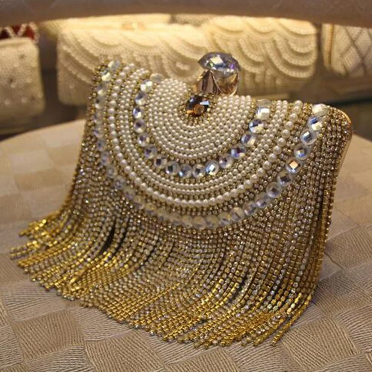 Tassel Clutch view 1