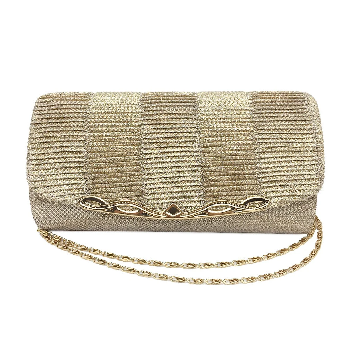 2018 Shiny Women Evening Bag Fashion Wedding Women Clutch Bag With Chain Luxury Glitter Party Bridal Ladies Handbags Bolsa Mujer view 1