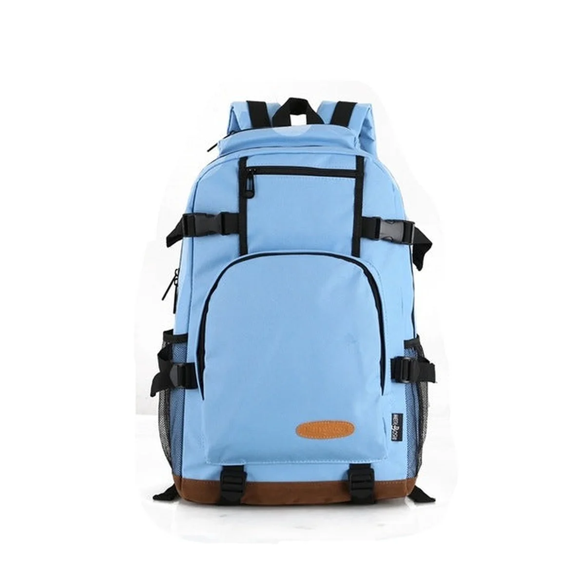 Solid Color Backpack For Students view 1