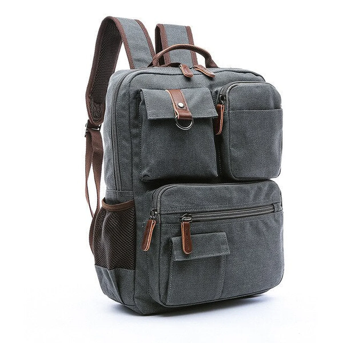 Luxury Brand Canvas Backpack For Men view 1