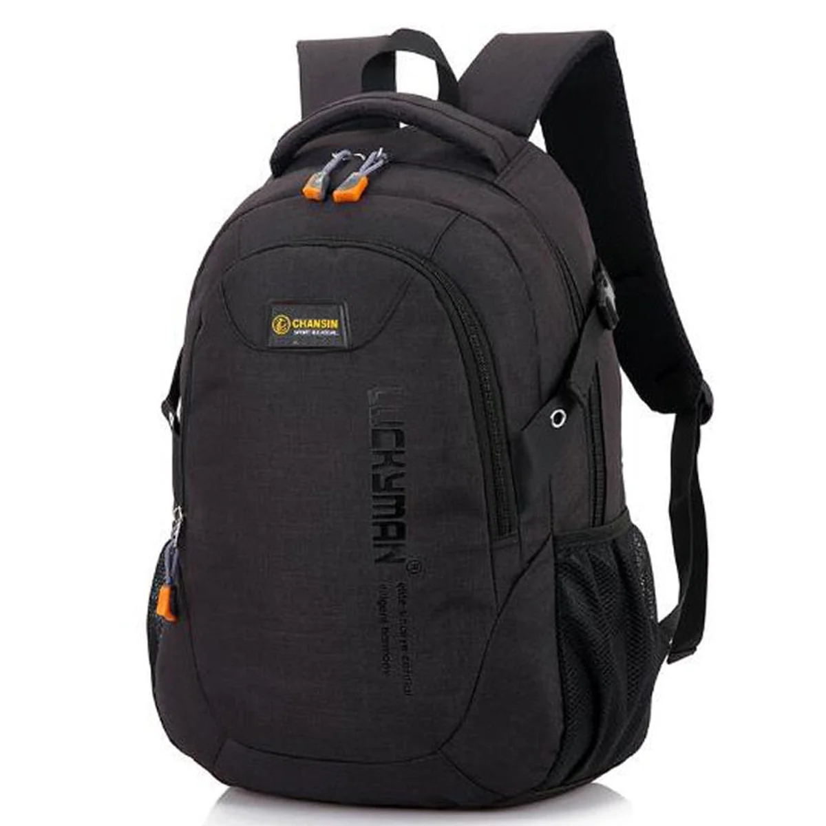 Men Black Backpack view 1