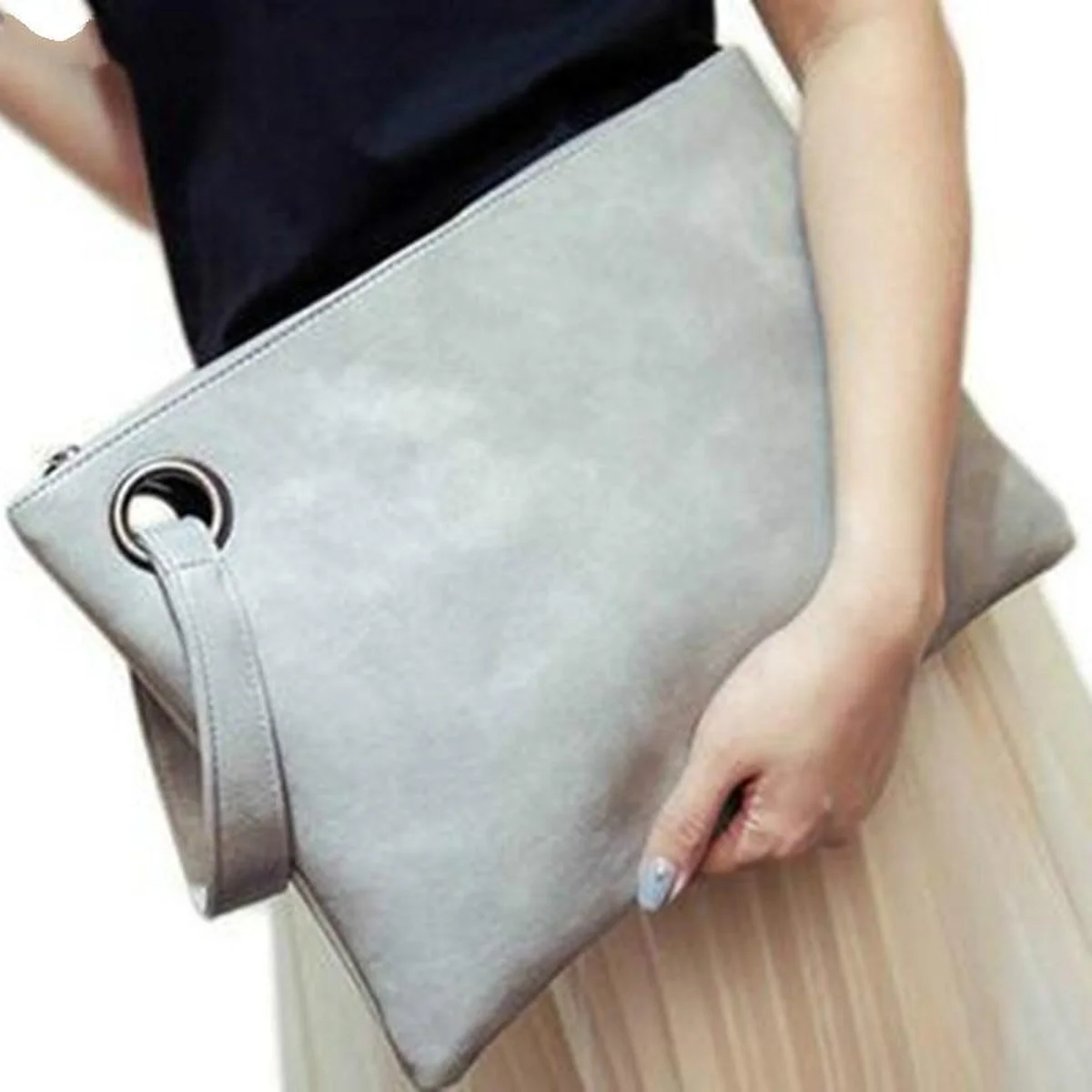 Women's Clutch Bag Leather view 1