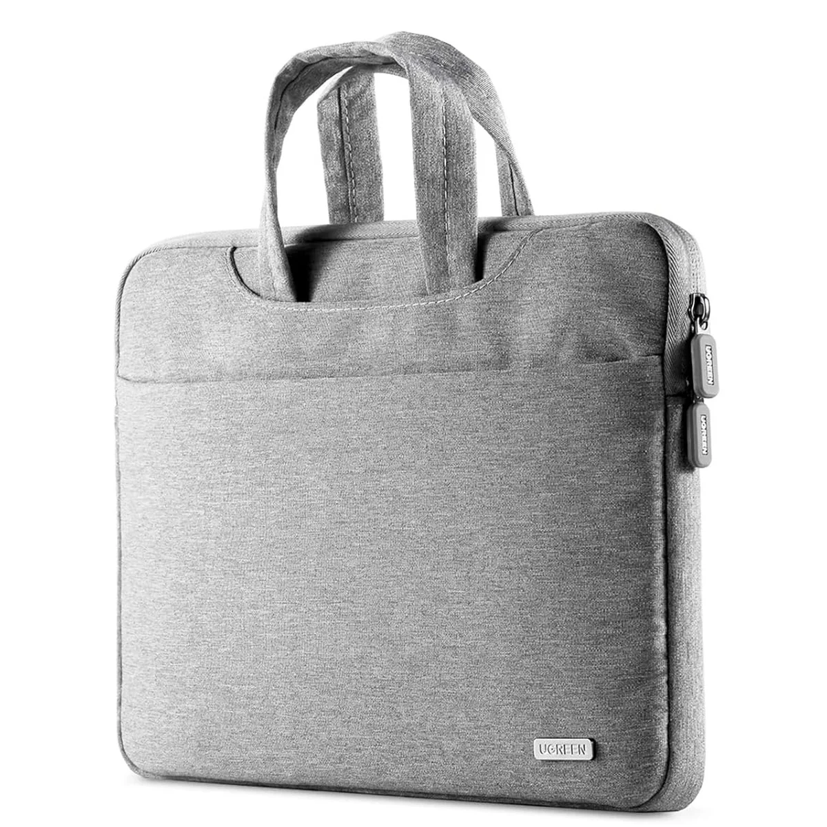 15.6 Inch Laptop and Tablet Case - Laptop Shoulder Bag Business Briefcase Laptop Bag - Compact Tablet Computer Carrying case with Accessory Storage Pockets Gray (30325) view 1