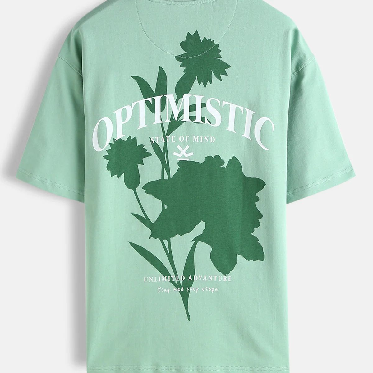 Casual Oversized T-Shirt | Green view 1