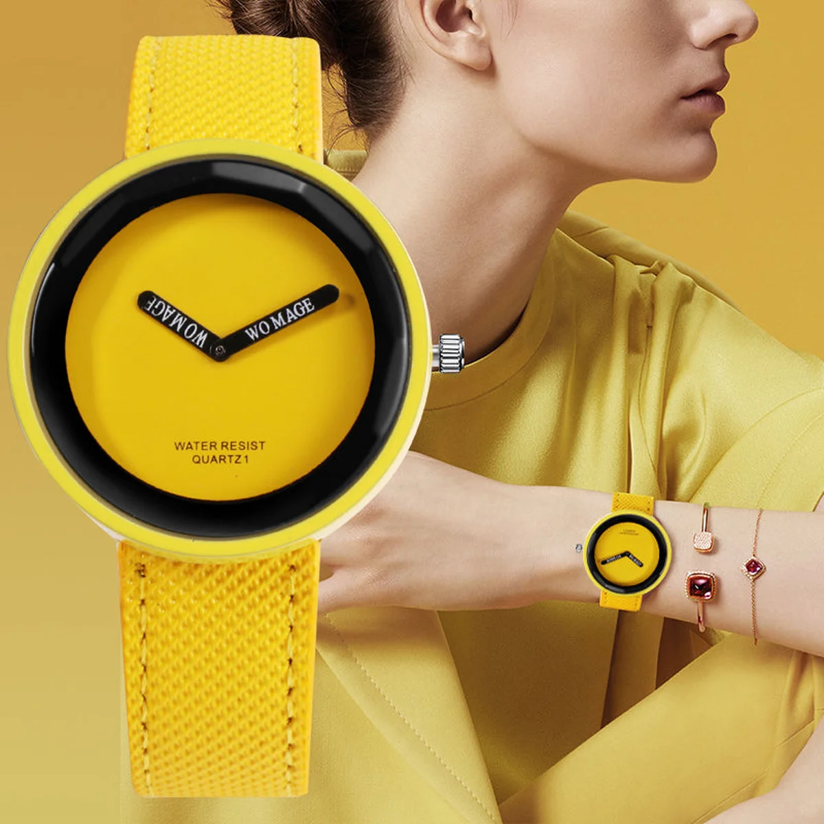 Hot Sale Fashion Women's Watches Leather Ladies Watch Women Watches Young Girl Watch Simple Clock reloj mujer relogio feminino view 1