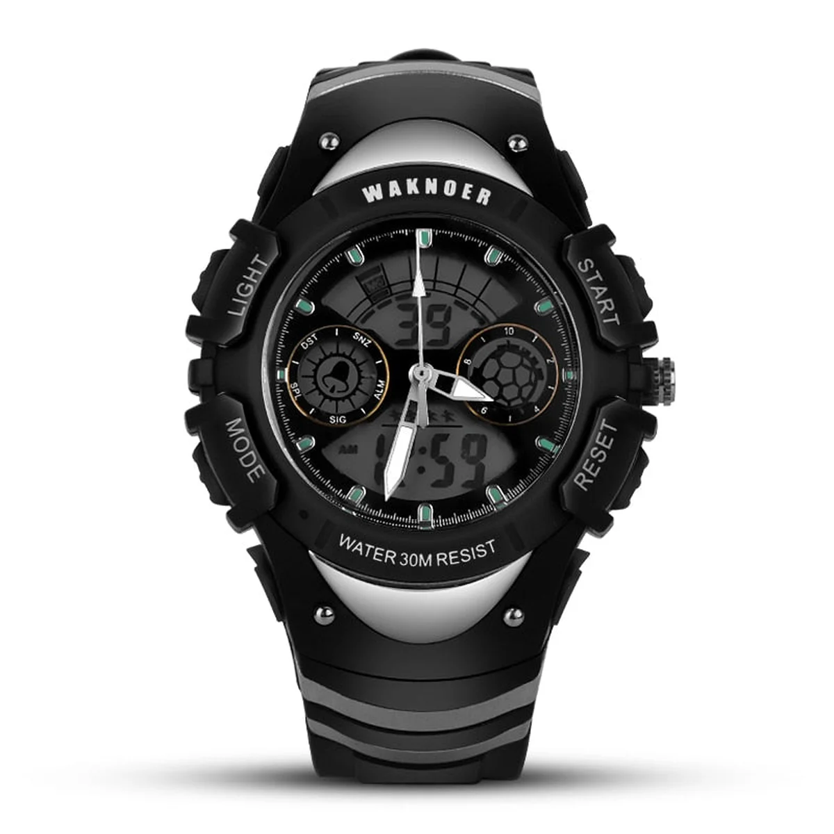 WAKNOER Dual Display Wrist Watch Men view 1