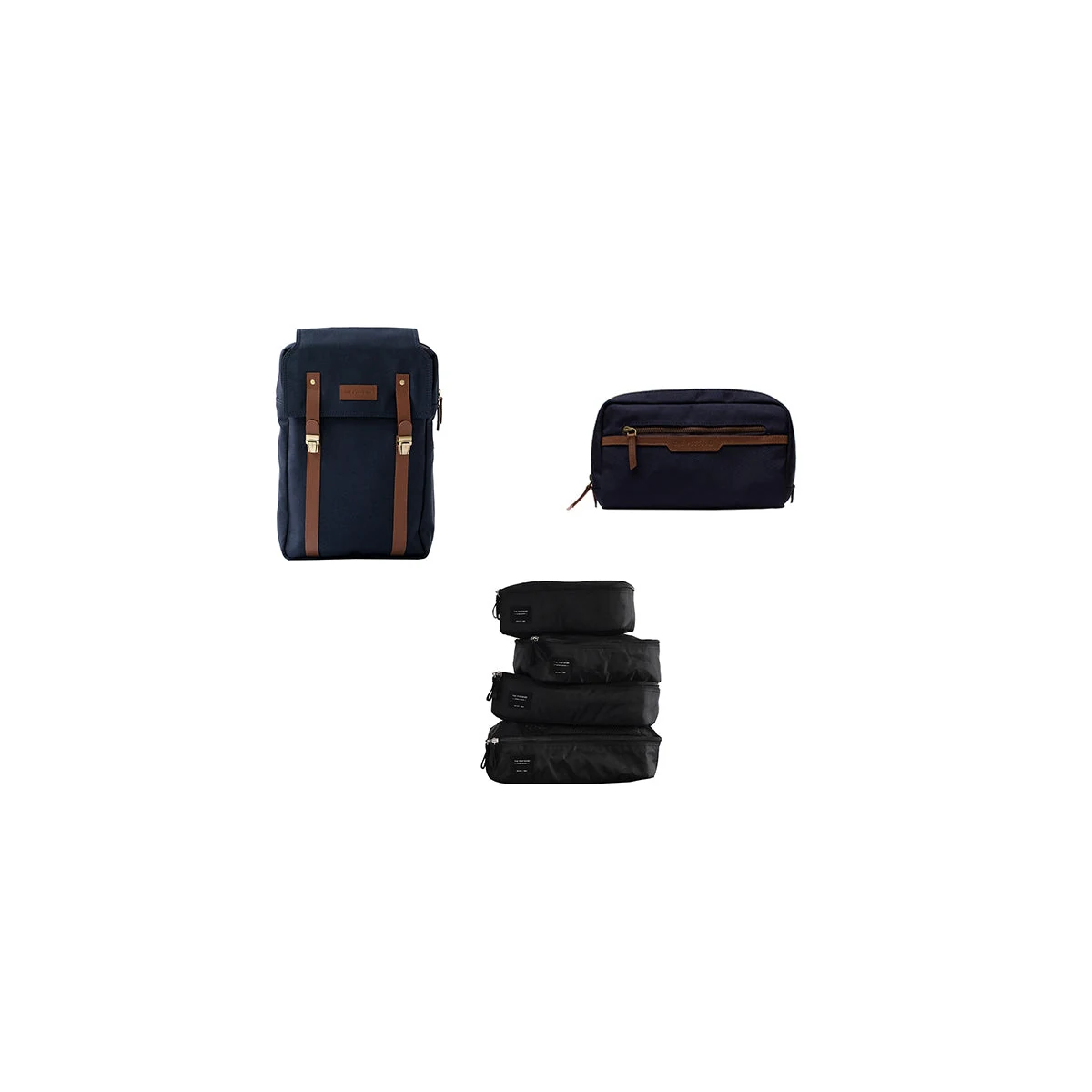 Premium Transit 4.0 Backpack / Oxford Blue + Packing Cubes + Liberty DOPP Kit