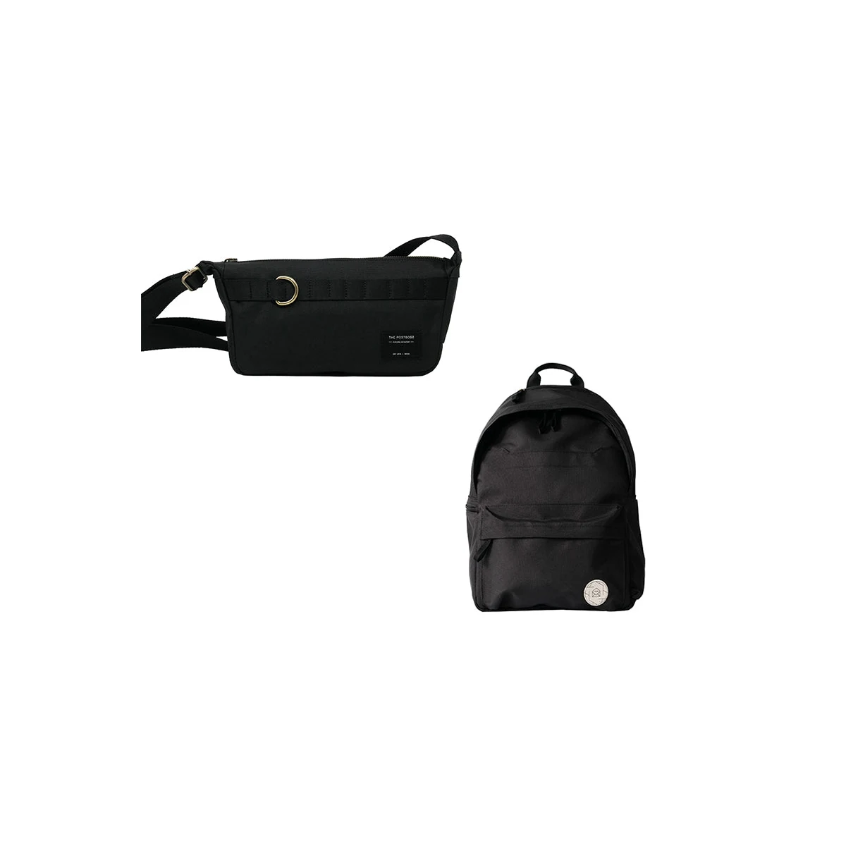 Premium Pondi Backpack + Nara crossbody - Charcoal