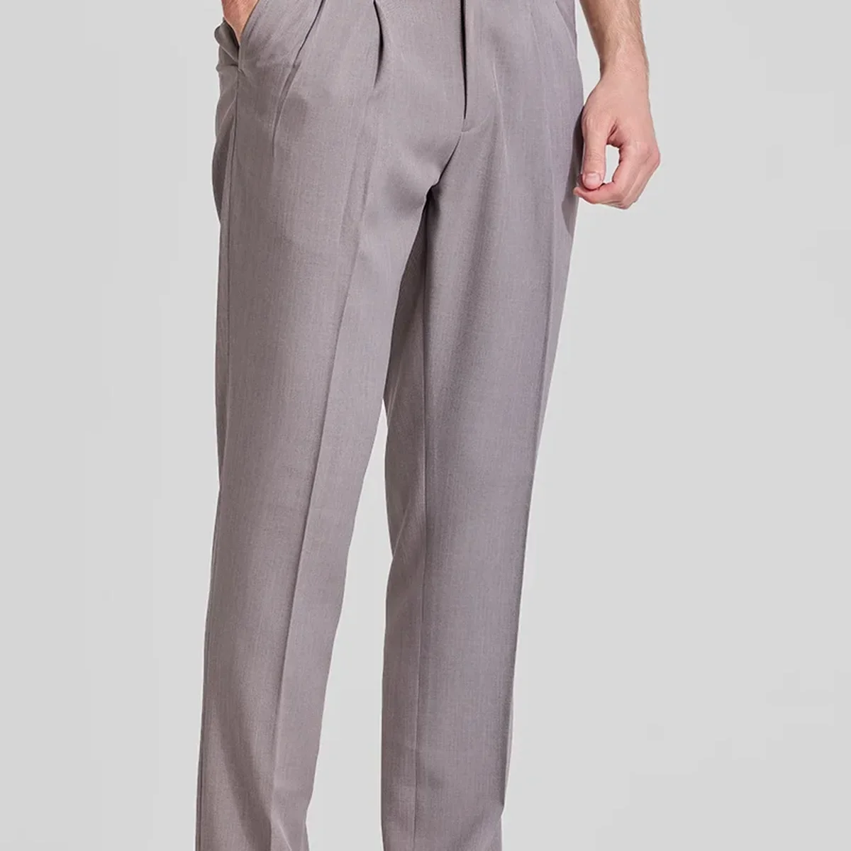 Light Grey Gurkha Trousers image 1