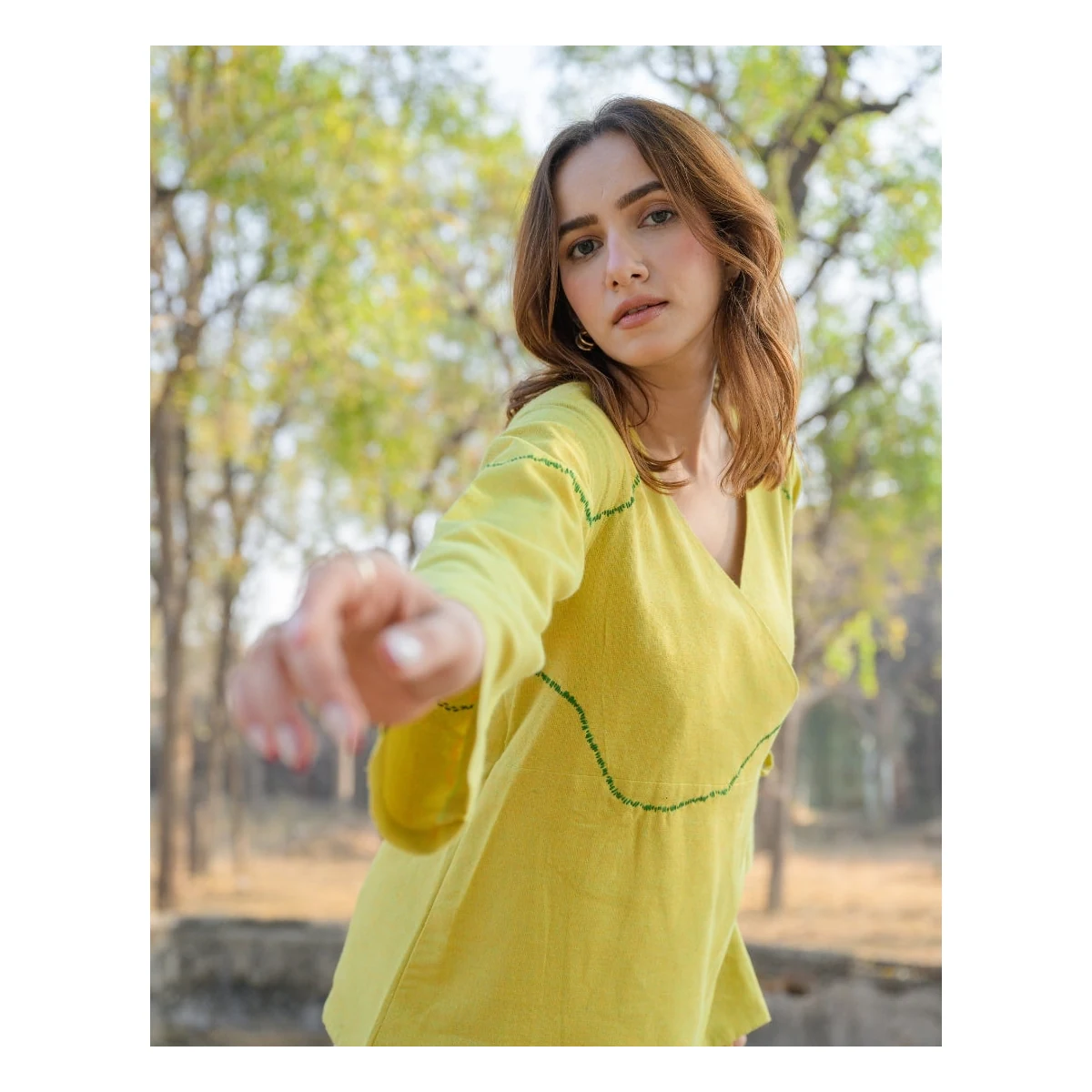 Premium Yellow Green Top