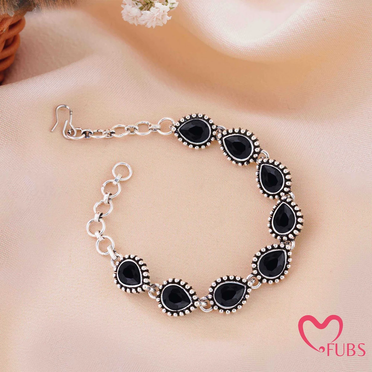 The Azure Tear Antique Oxidized Bracelet thumbnail 3