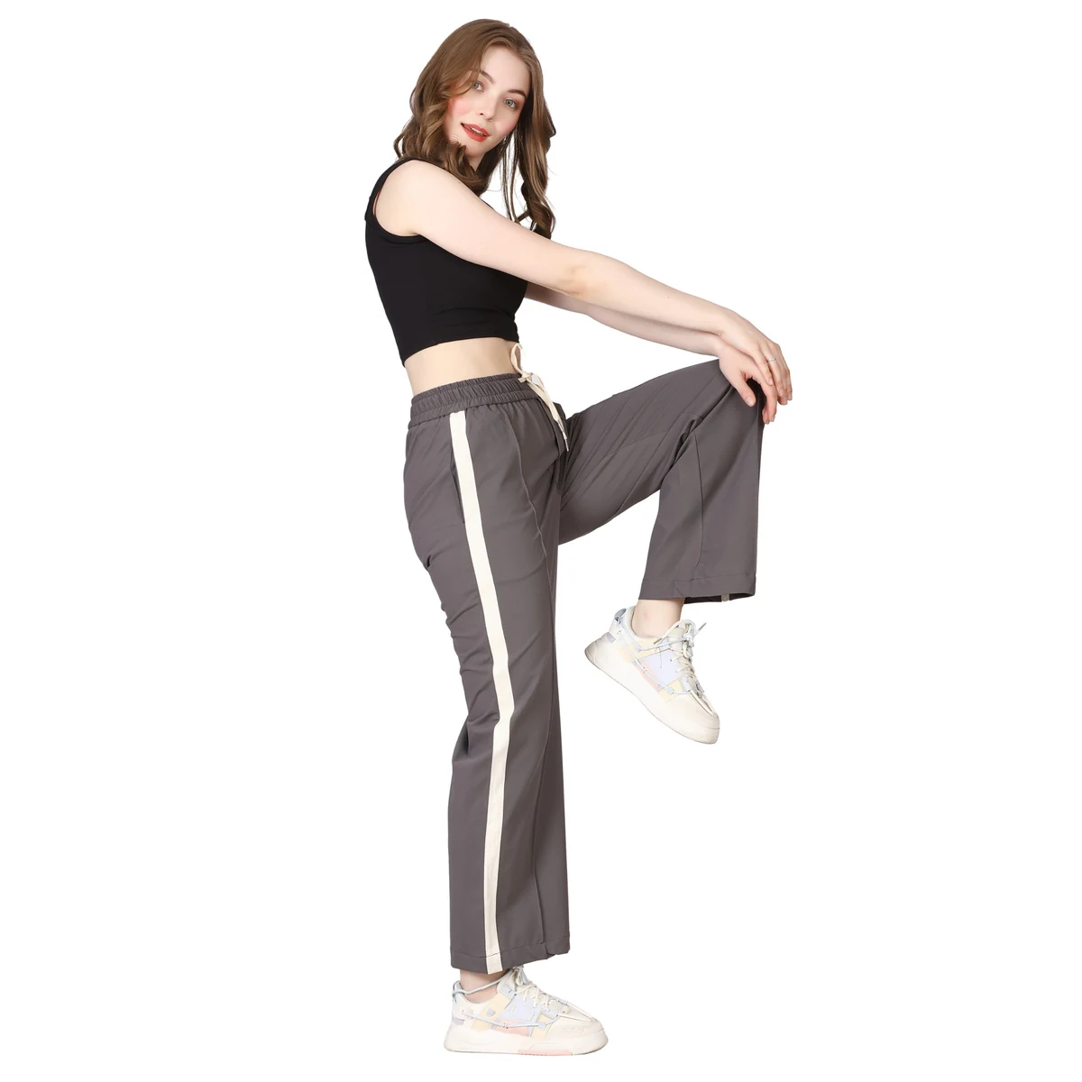 Premium Track Fit Pants - Smoke Grey thumbnail 2