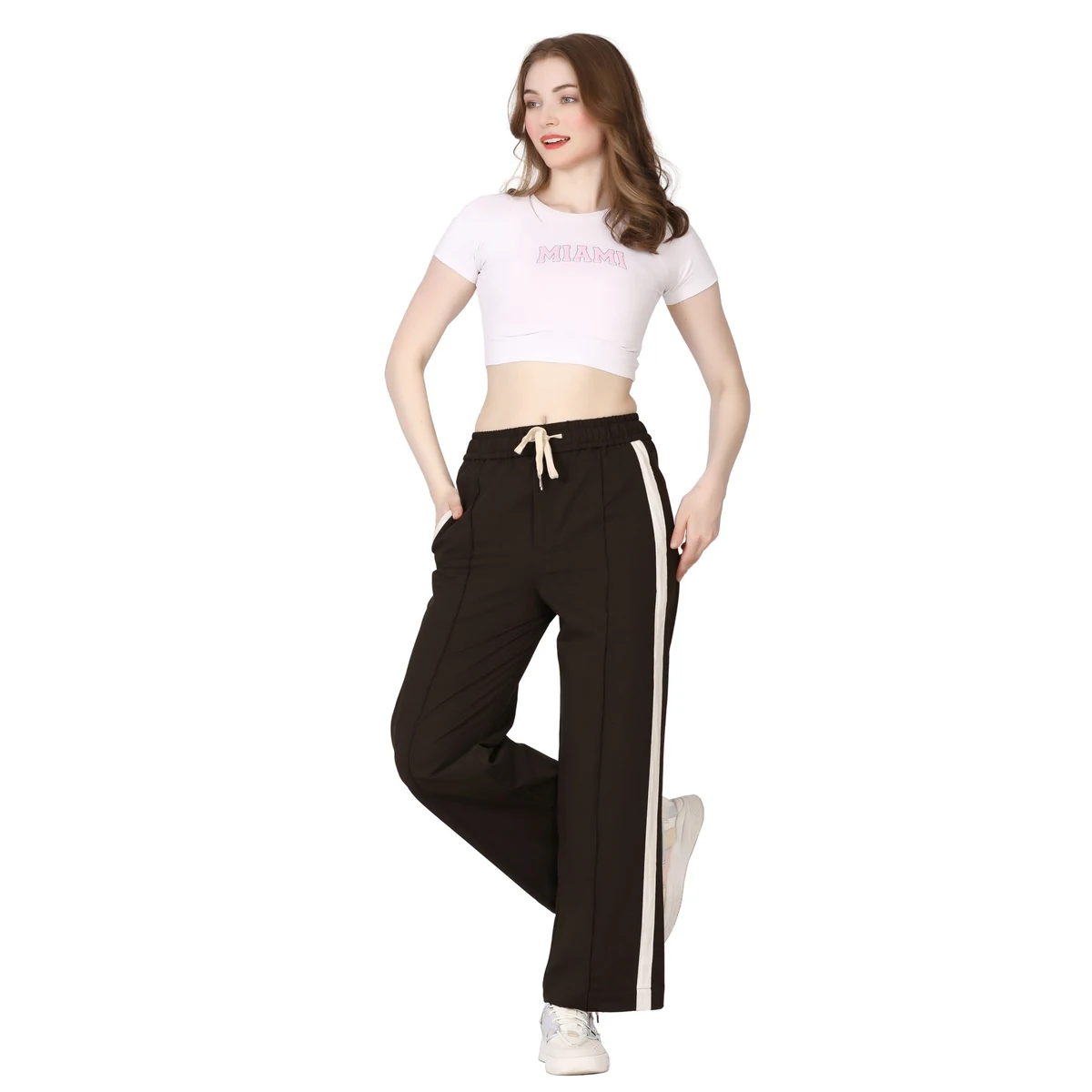 Premium Track Fit Pants - Mudd Brown