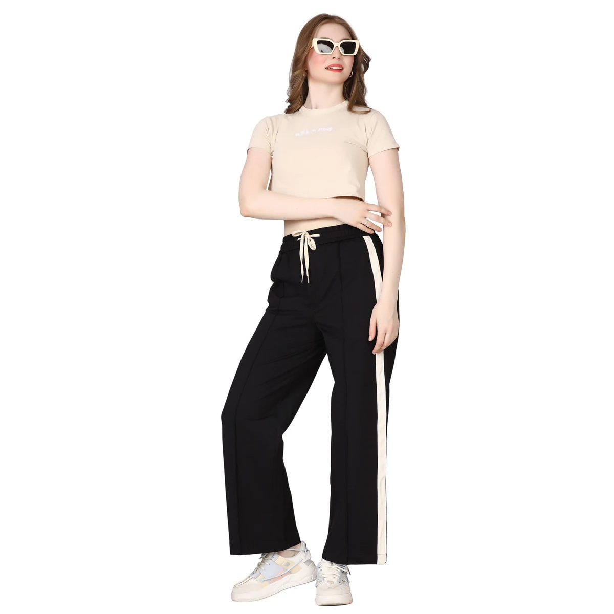 Premium Track Fit Pants - Black