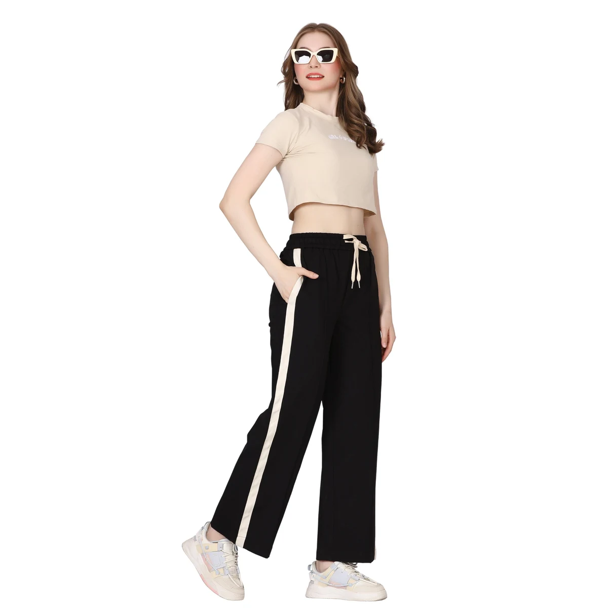 Premium Track Fit Pants - Black thumbnail 2