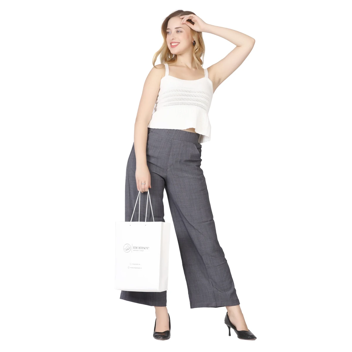 Premium Relaxed Fit Pants - LT Grey thumbnail 2