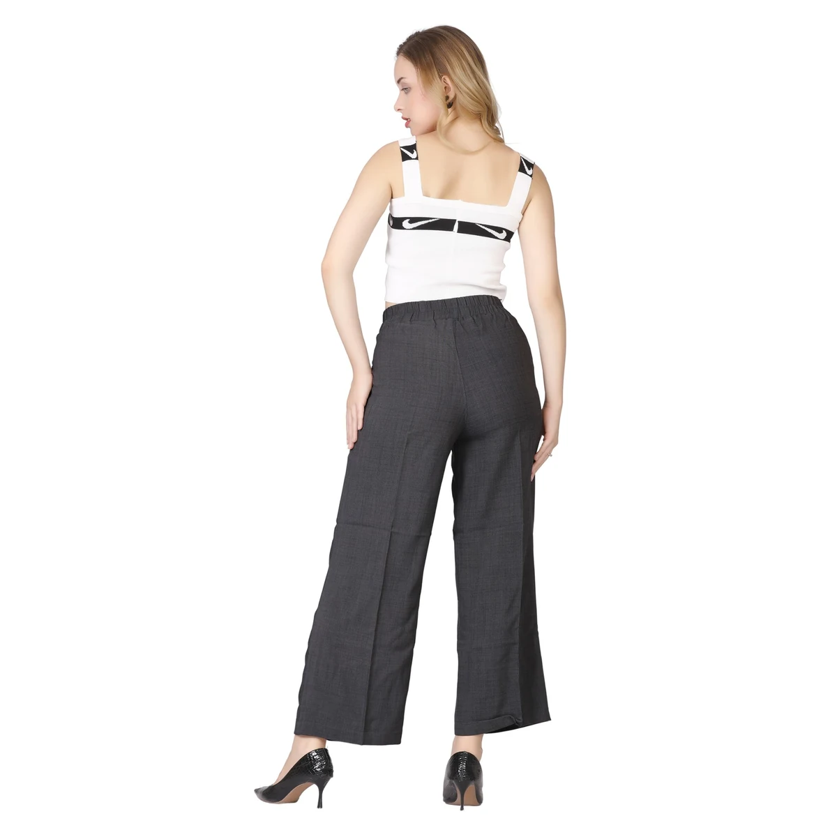 Premium Relaxed Fit Pants - Dark Grey thumbnail 4