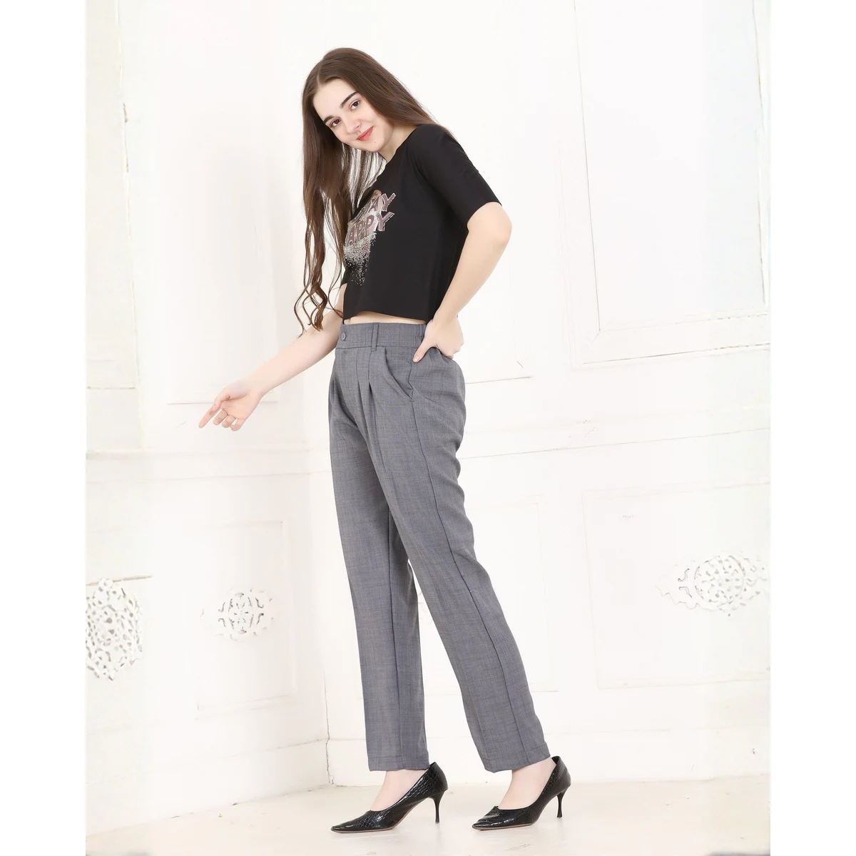 Premium Prime Fit Pants - Steel Grey thumbnail 3