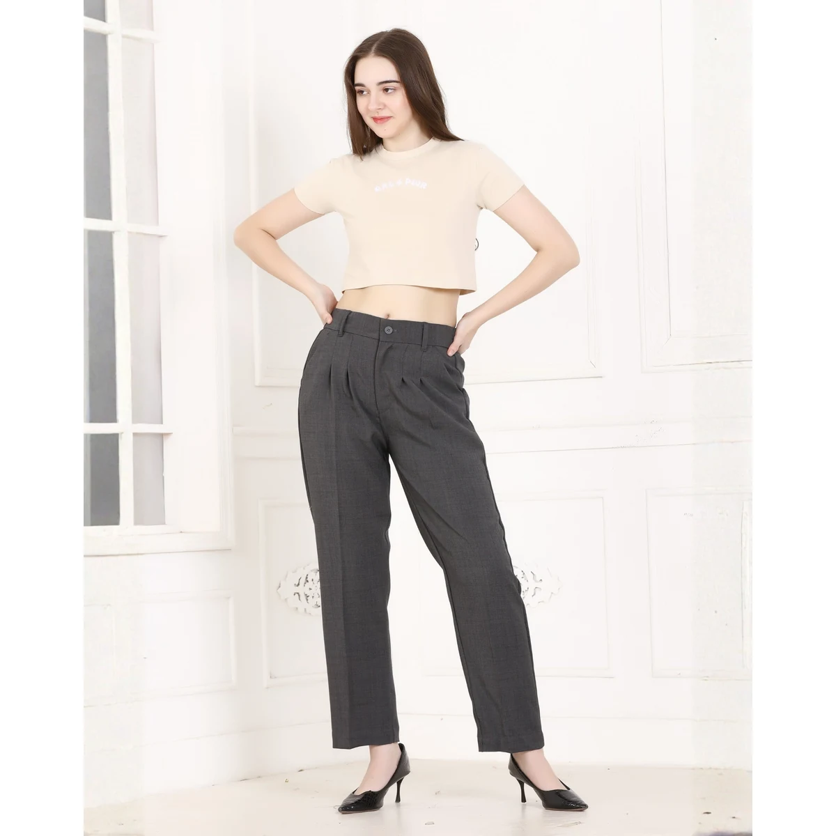 Premium Prime Fit Pants - Dark Grey
