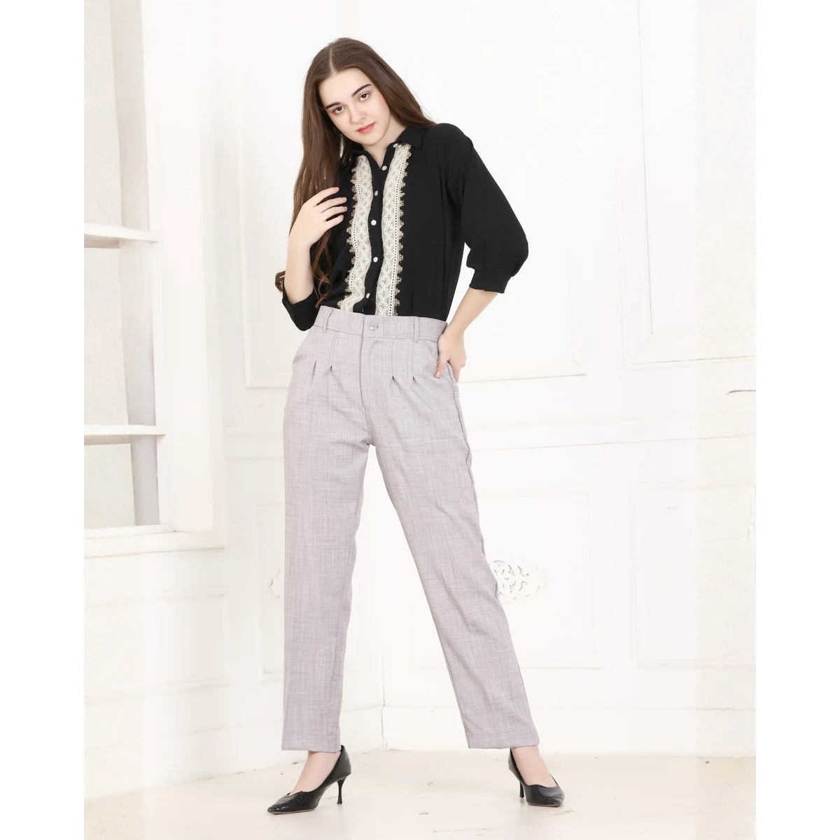 Premium Prime Fit Pants - Cement