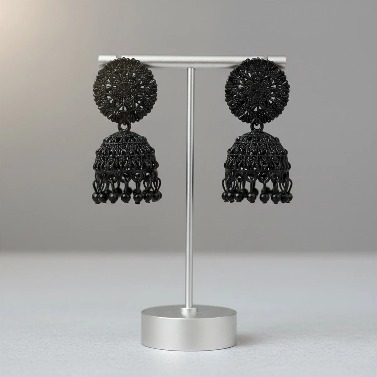 Charcoal Charm Earring thumbnail 3