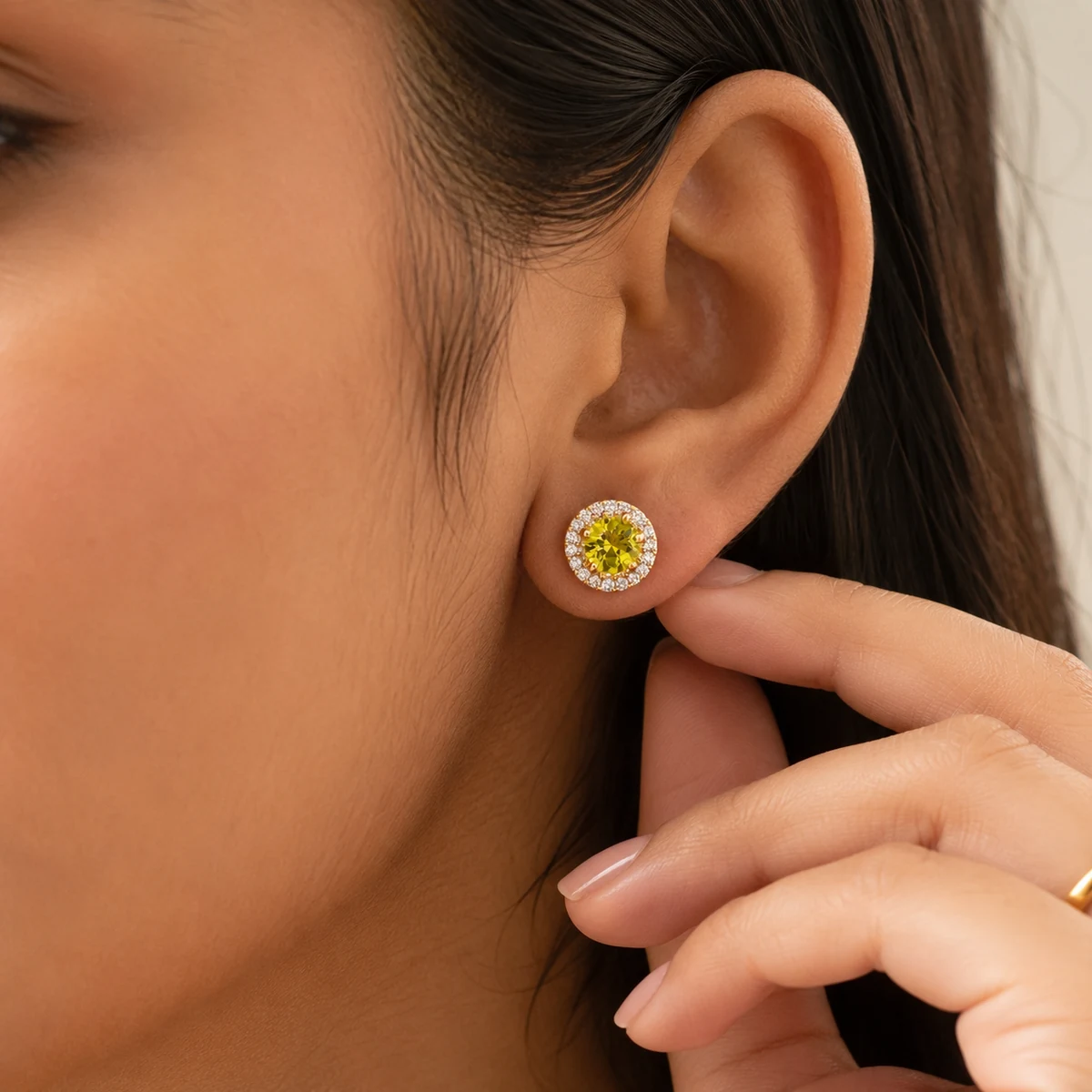 AT LIGHT GREEN Earrings thumbnail 2