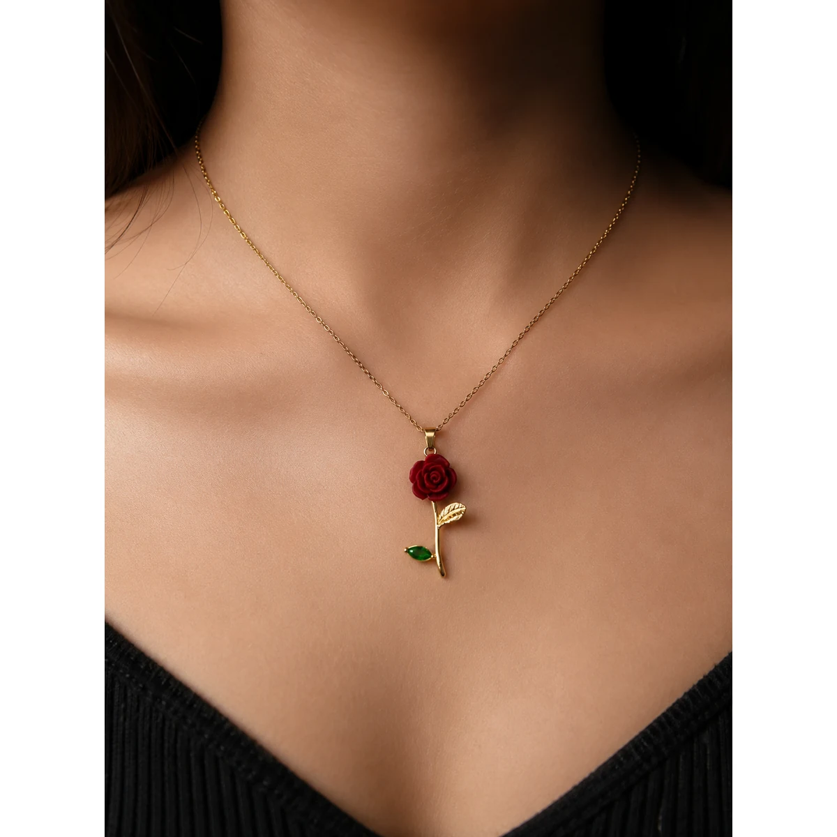 Premium Rose Pendant thumbnail 2