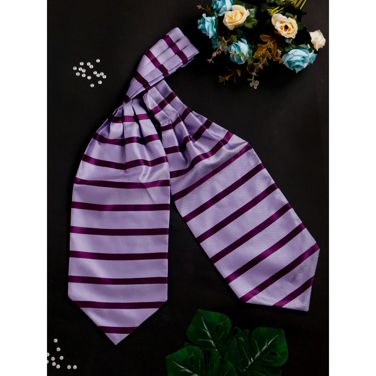 Premium Classic Choker Purple Cravat for Men