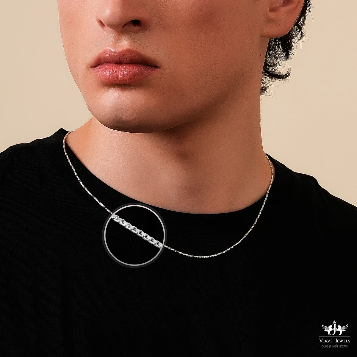 Premium Box Chain Necklace 925 Sterling Silver 1mm - Unisex thumbnail 3