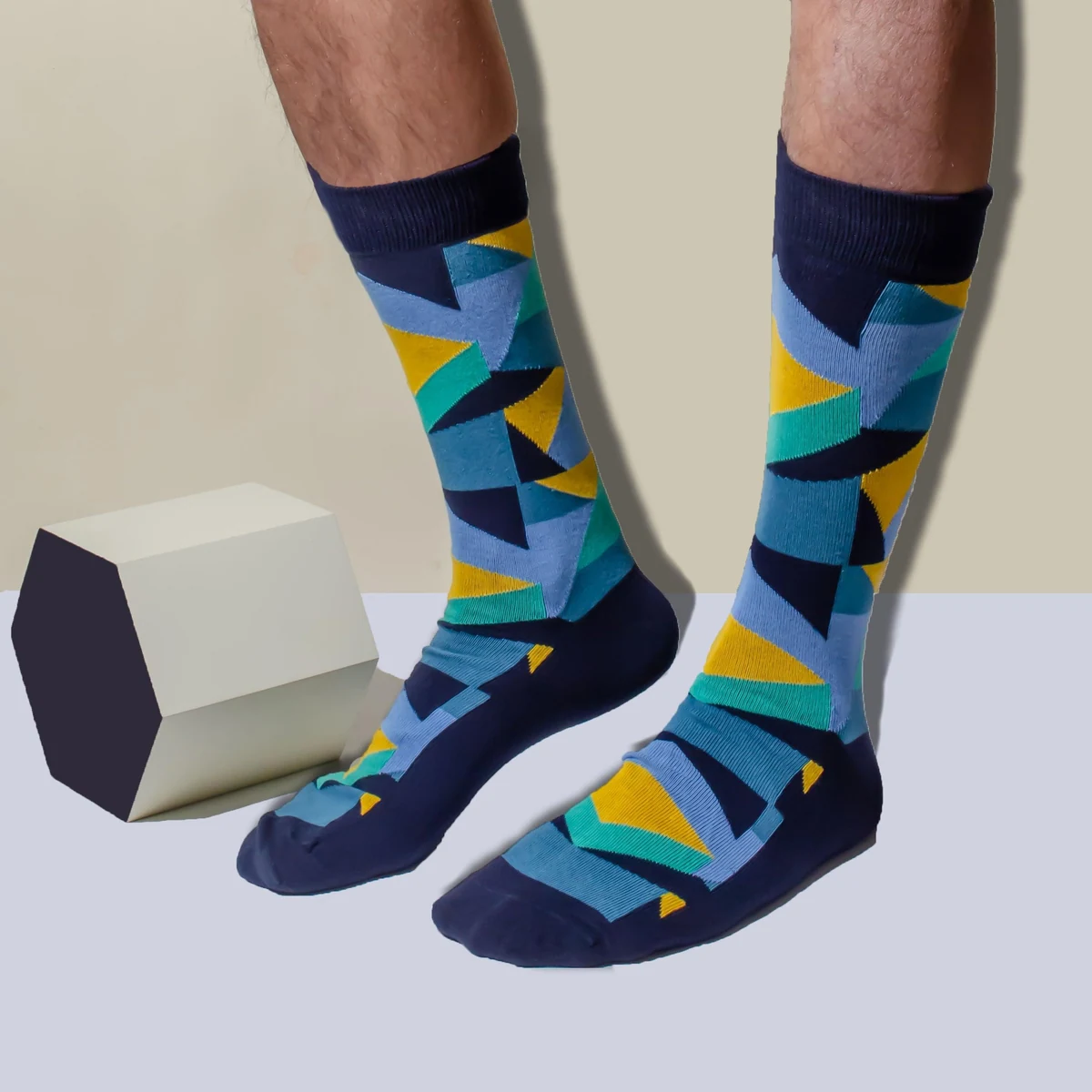 Stand Out at The Office Pack of 3 Pairs | Mid-Calf Socks for Men thumbnail 3