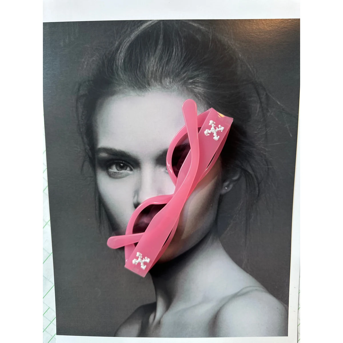 Glossy Pink Tined Sunglasses thumbnail 2