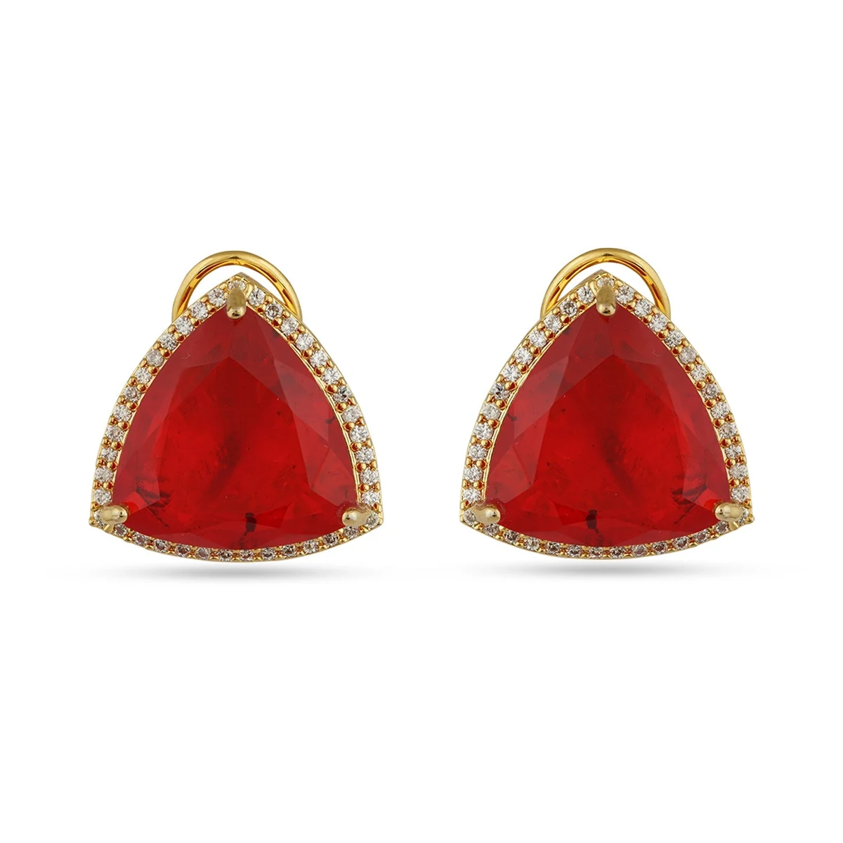 Premium Luciana - Colored Stone CZ Earrings thumbnail 2