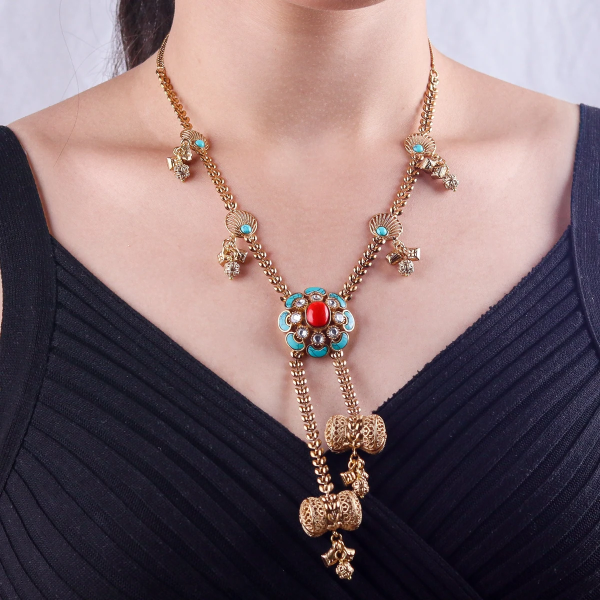 Premium 22K Gold Plated Fashion Set Style 3 thumbnail 3