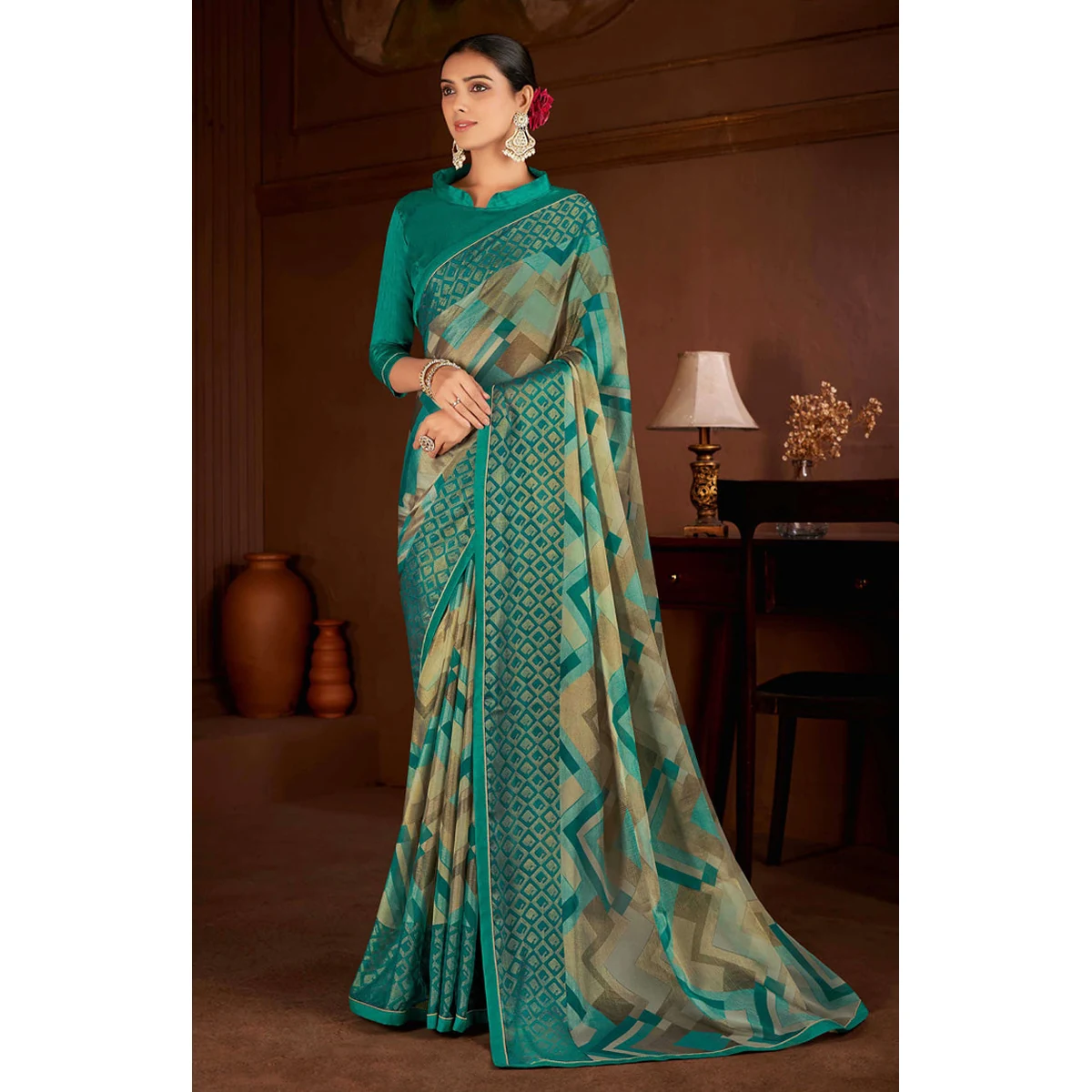 Premium Grace Saree thumbnail 3