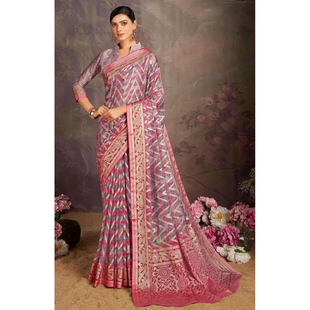 Premium Regal Rythms Georgette Saree for Festive Wear thumbnail 2