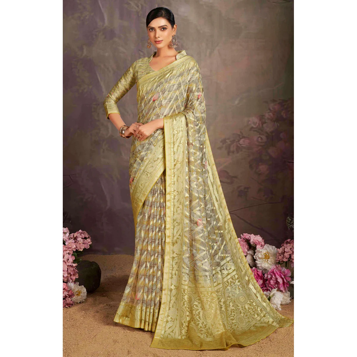 Premium Regal Rythms Georgette Saree for Festive Wear thumbnail 4