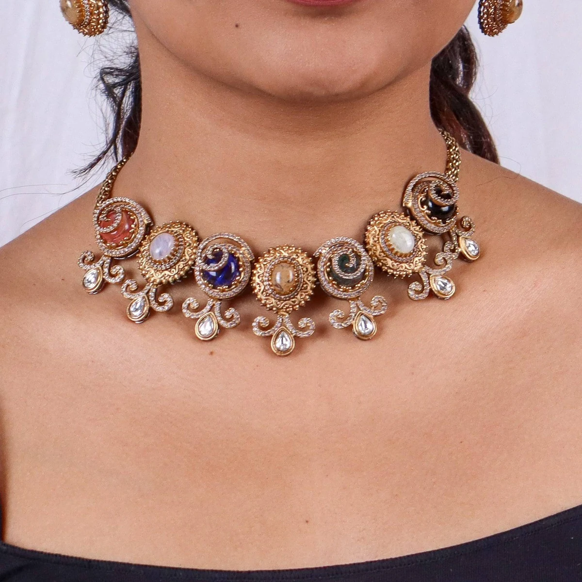 Premium 22K Gold Plated Fashion Set Style 10 thumbnail 2