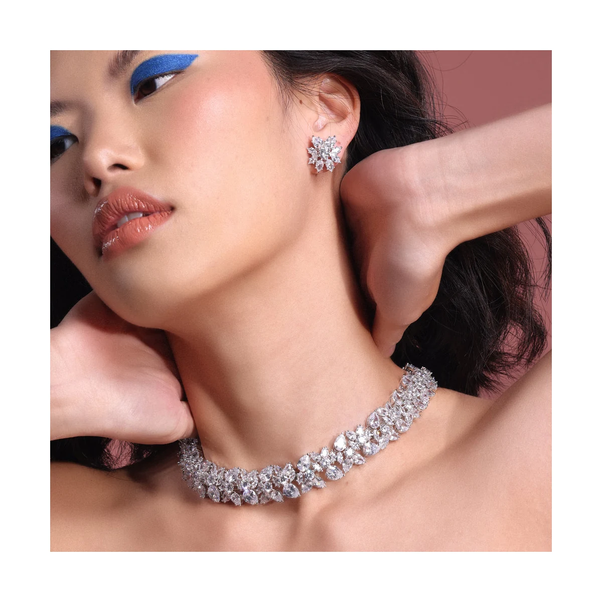 Premium Basbas - CZ Necklace Set thumbnail 3
