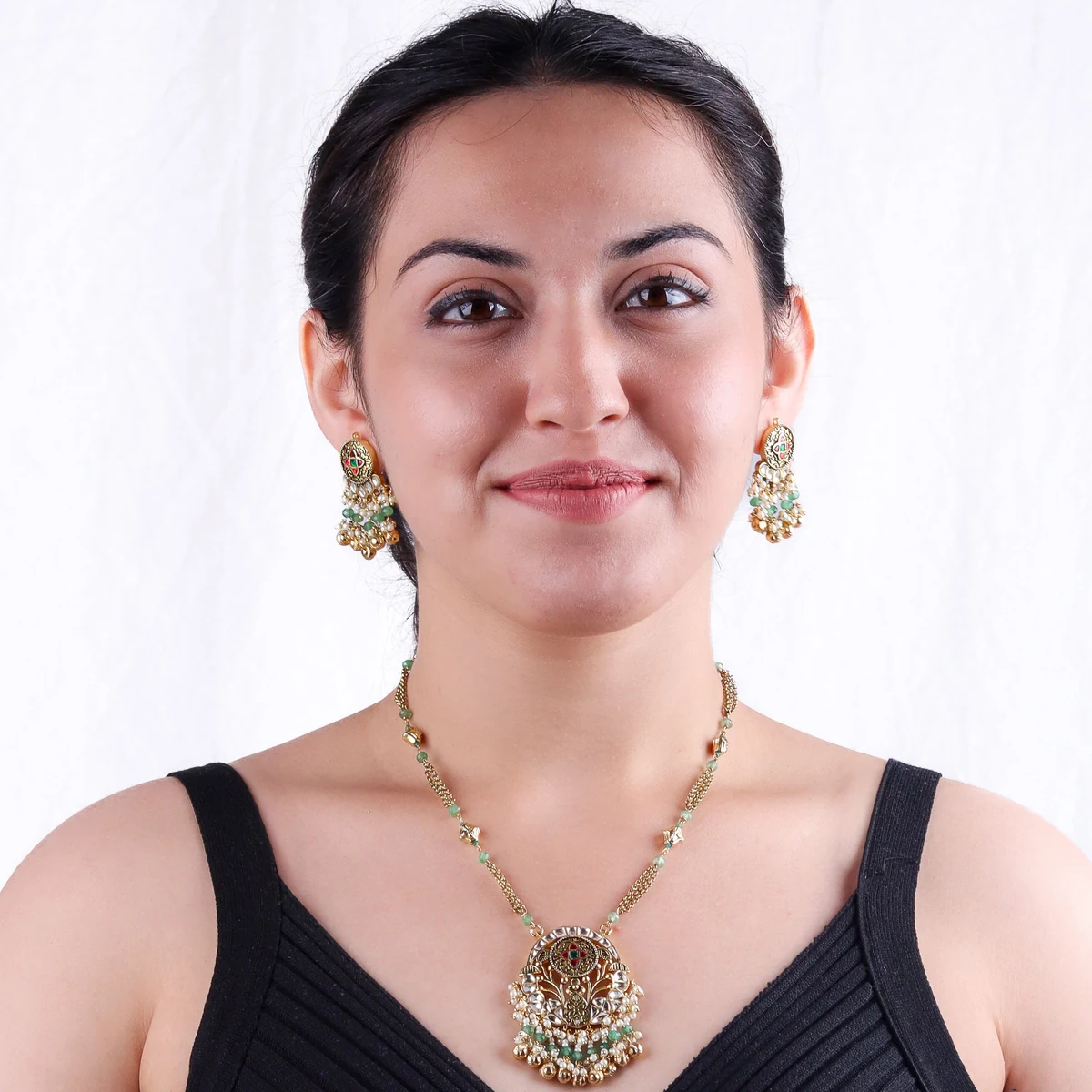 Premium 22K Gold Plated Fashion Set Style 14 thumbnail 2