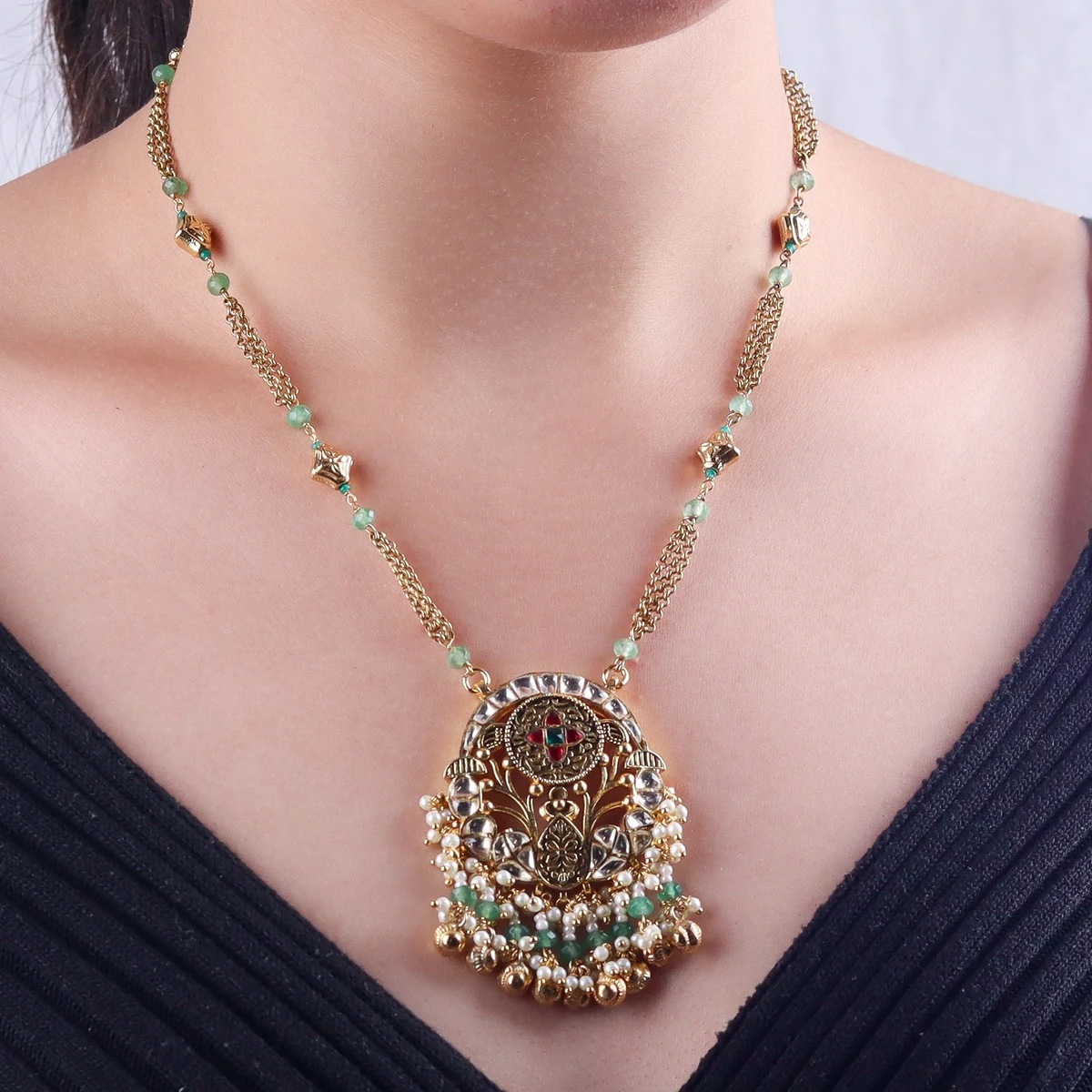 Premium 22K Gold Plated Fashion Set Style 14 thumbnail 3
