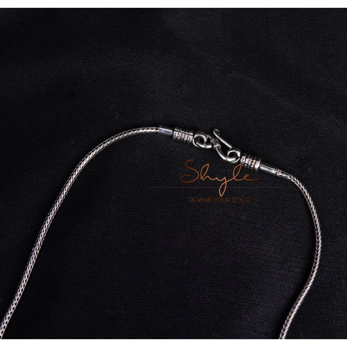 Premium Adya Everyday Intricate Crafted Silver Chain thumbnail 3