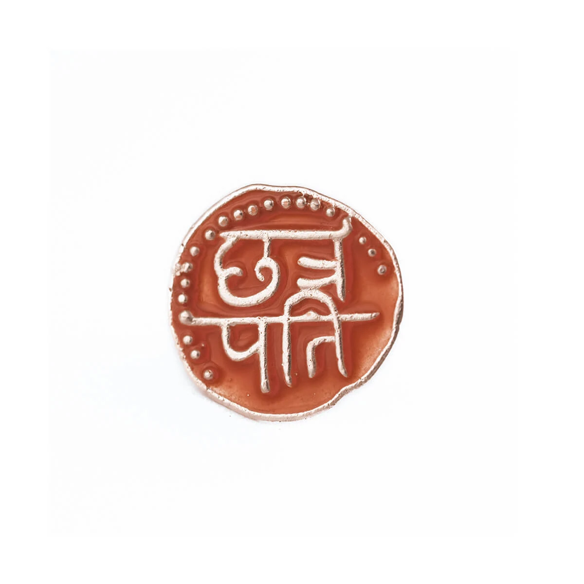 Premium Chhatrapati Shivaji Silver Brooch Pin (Big) thumbnail 4