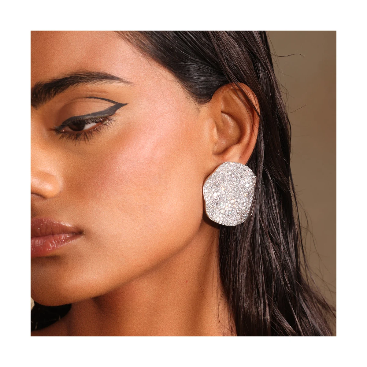 Premium Elissa - CZ stud earrings thumbnail 2